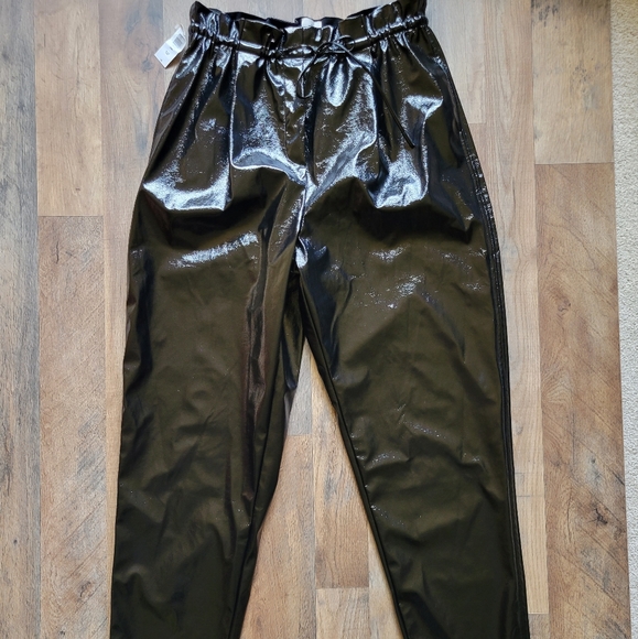 NWT Aritzia Wilfred Jive Leather Pants Large - Picture 2 of 8